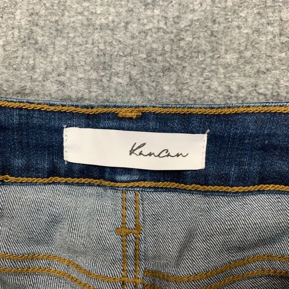 KanCan Jeans Womens 1/24 Denim Skinny Distressed Low Rise Ankle Stretch Pants - Picture 4 of 12